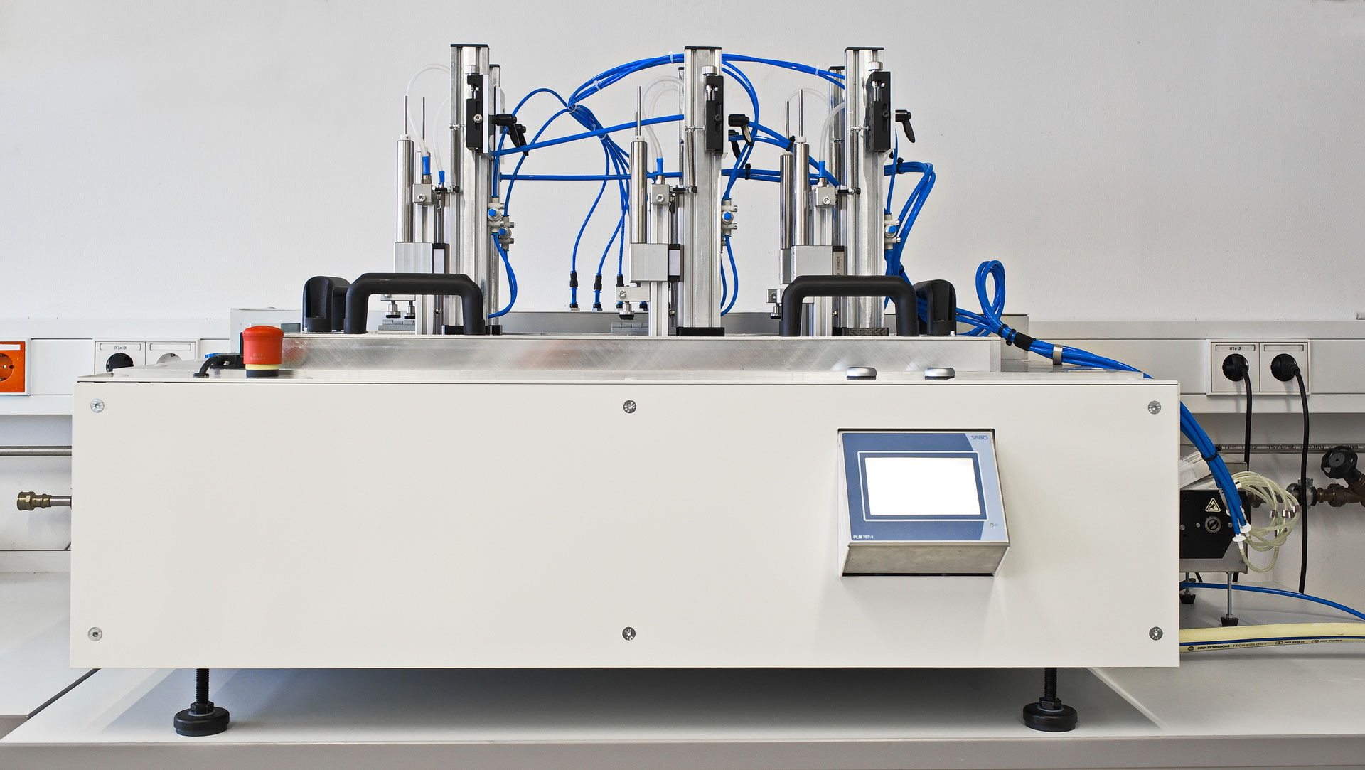 Verschleisstest Filamente Oral Care Toothbrush Dental Material Test