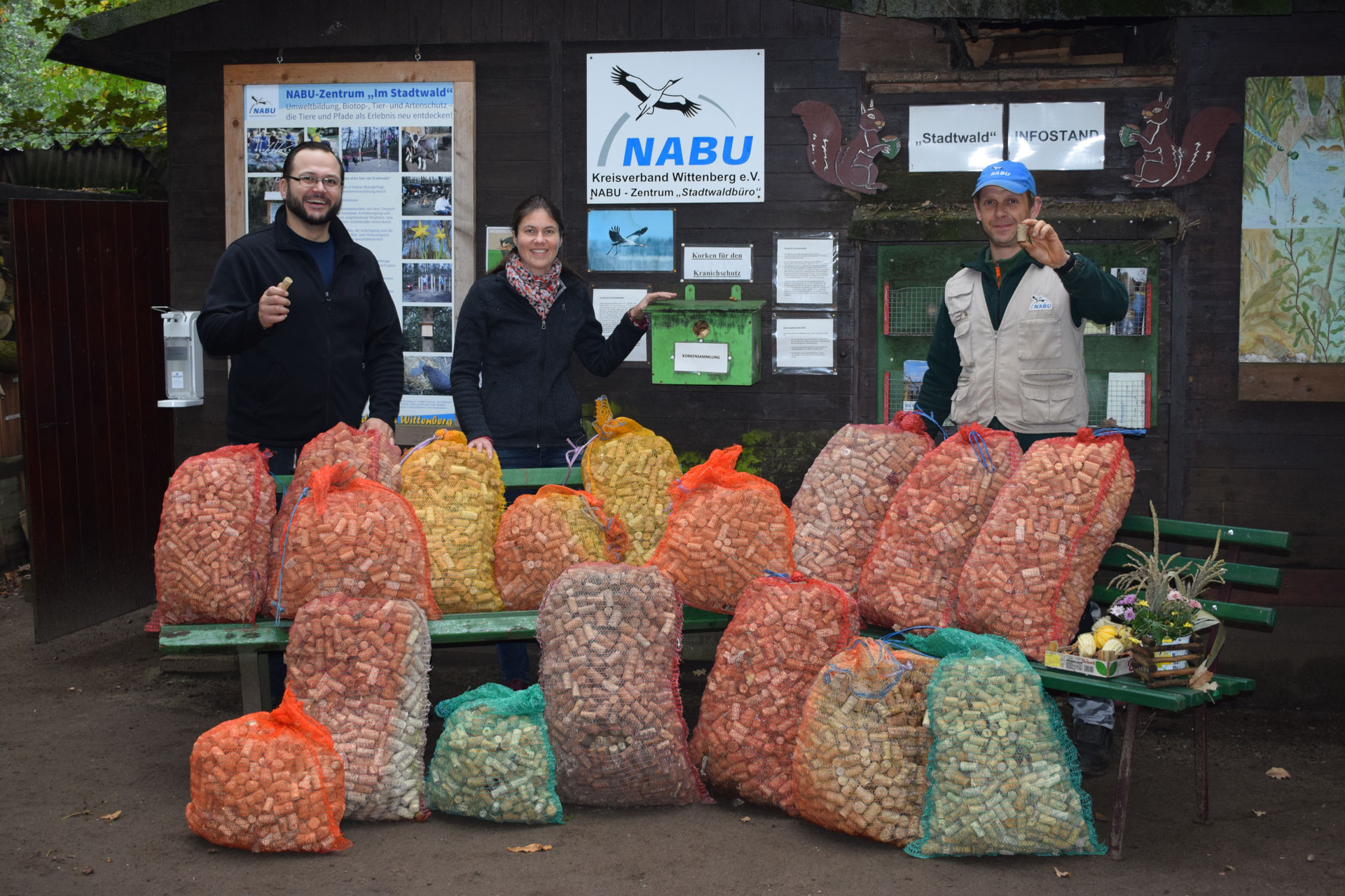15.10.2020 Korken für den Kranichschutz - nabu-wittenbergs Webseite!
