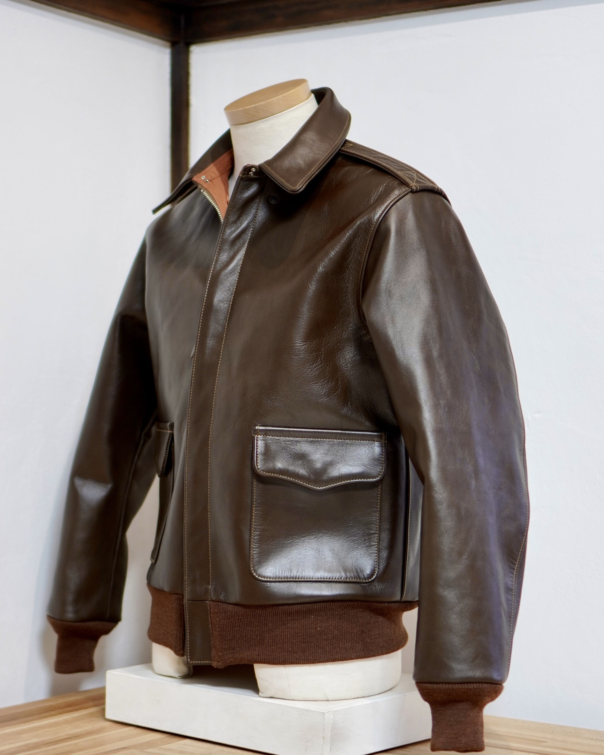油絵 【Ａ2】オーダー Canyon A-2 - Canyon Leather Craft