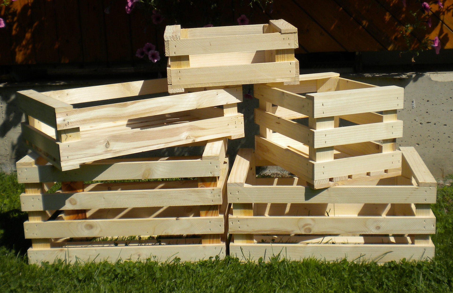 Obstkisten - Holzkisten - Fassbinderei - Zimmerei Franz Pommer