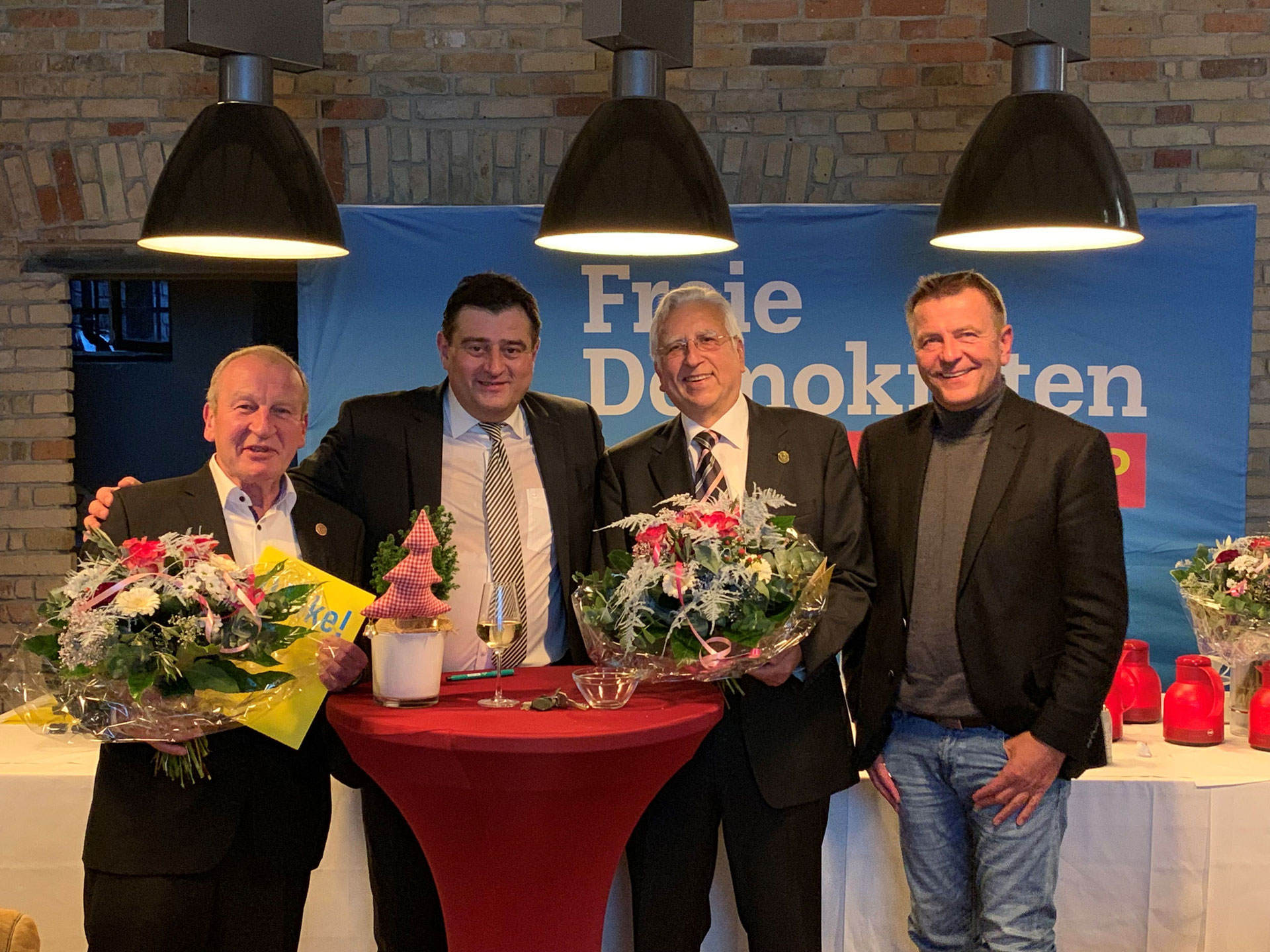 Mitgliederehrungen der Liberalen im Kreis Recklinghausen FDP