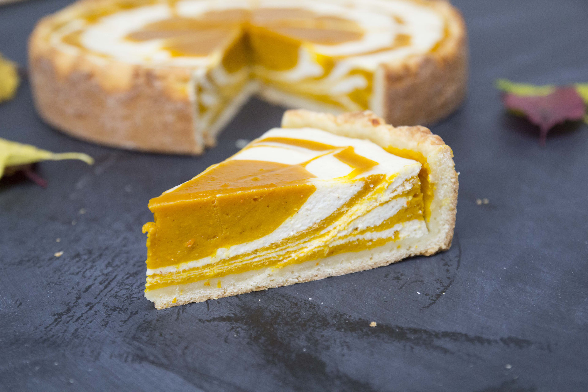 Kürbis-Käsekuchen - coucoutorten Kürbis-Käsekuchen - coucoutorten