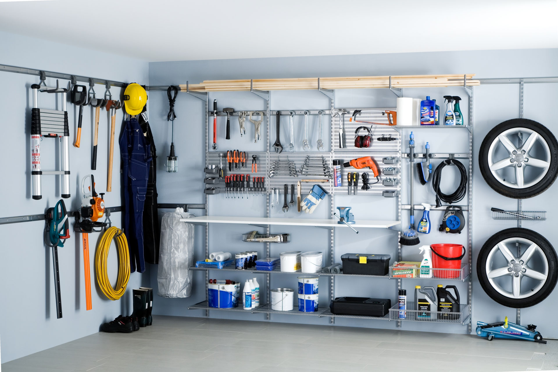 Elfa Garagensystem - Elfa Regalsystem Hauswirtschaftsraum