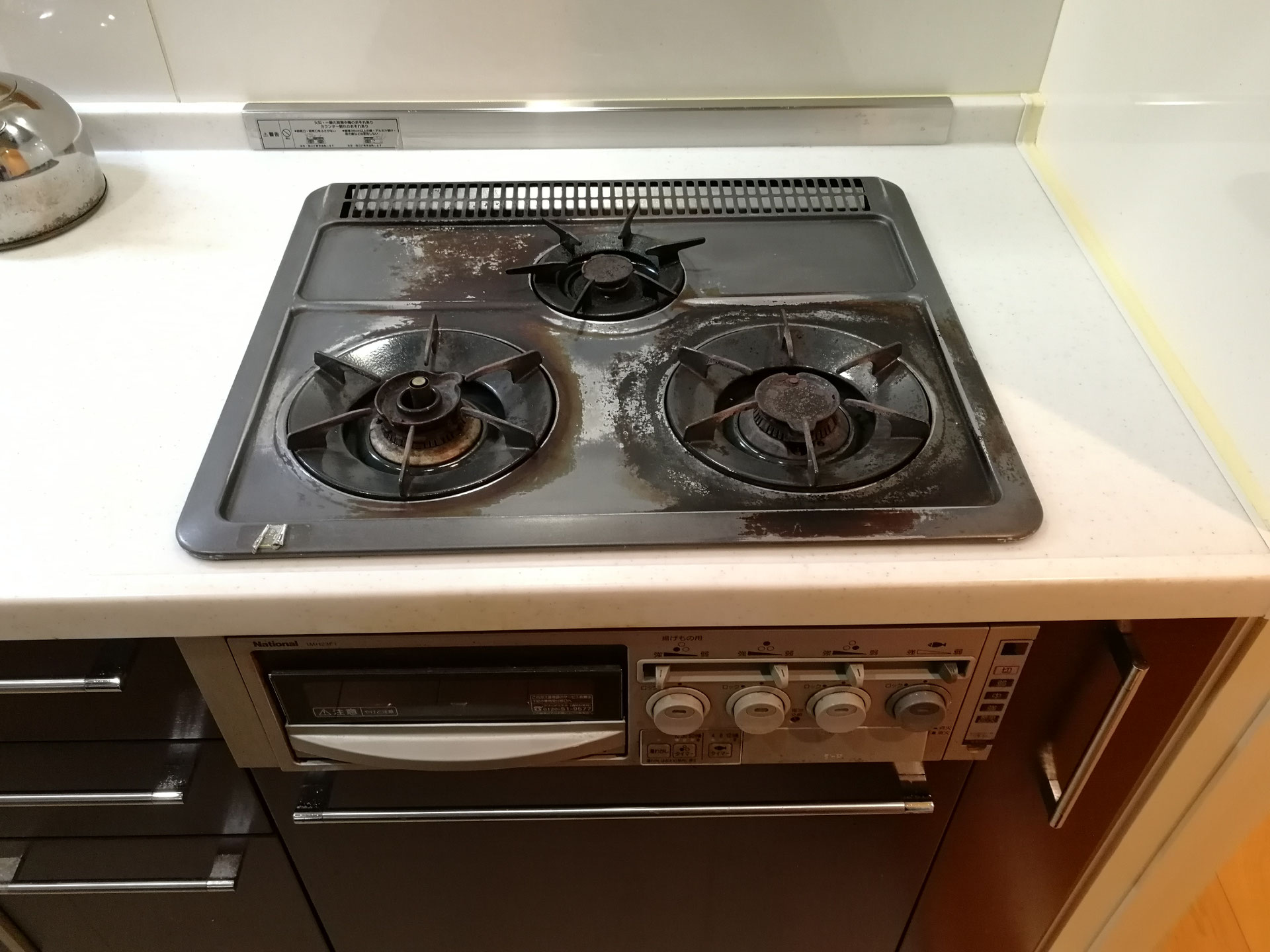 ガスコンロを交換しました 家電 リフォーム 修理 目黒 品川 太田 牧之原 菊川