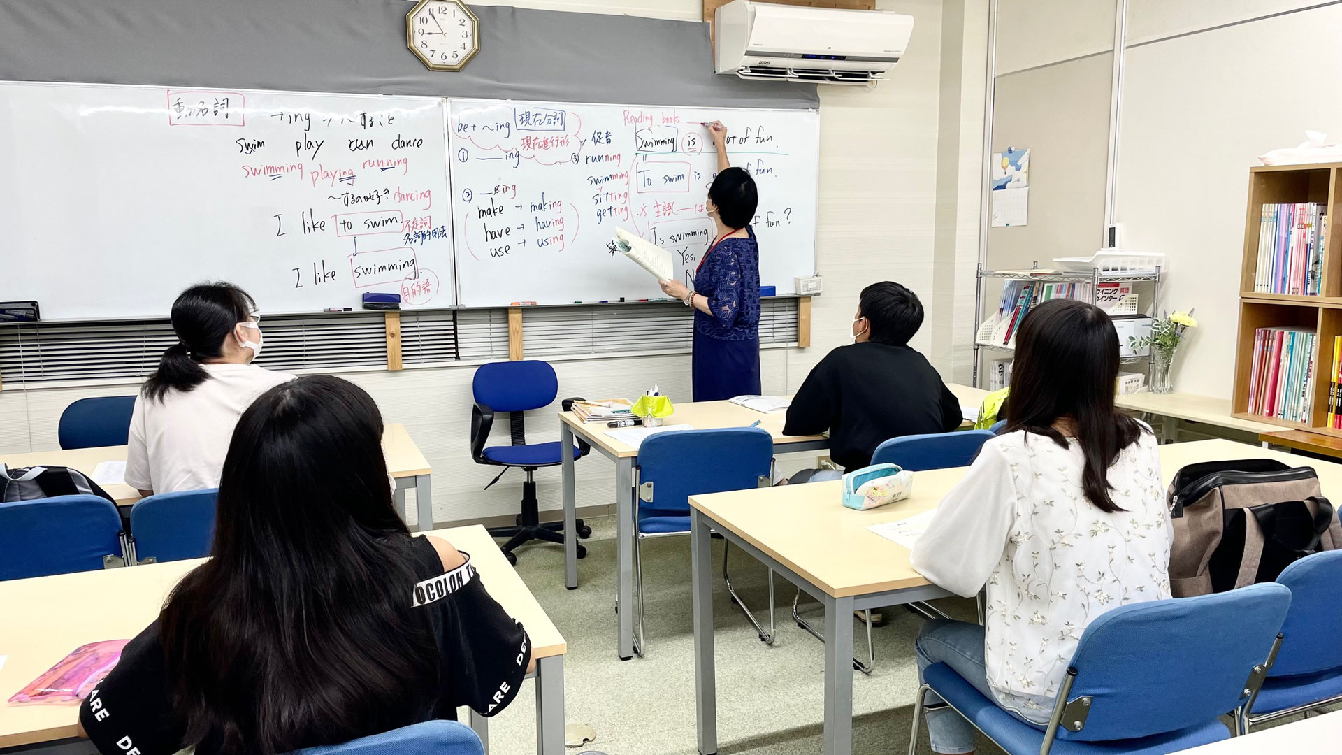 中学2年生 夏期講習のワンシーン つなぎ目である大切な学年 たまき塾 学習塾 広陵町 真美ヶ丘 上牧町 香芝 小学生 中学生対象 少人数徹底指導