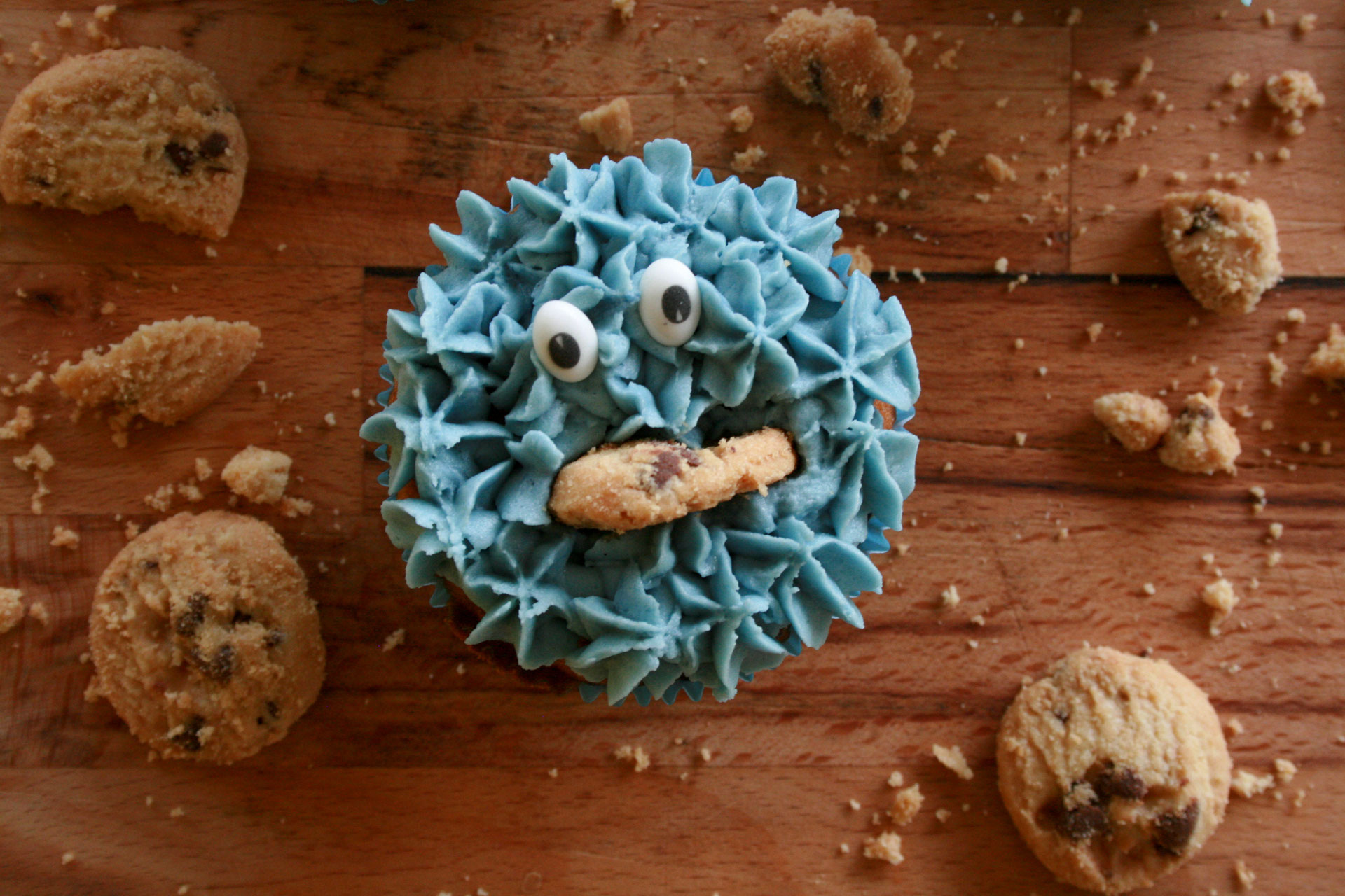 Krümelmonster - Chocolate Chip Cupcakes - moonpiefactorys Webseite!