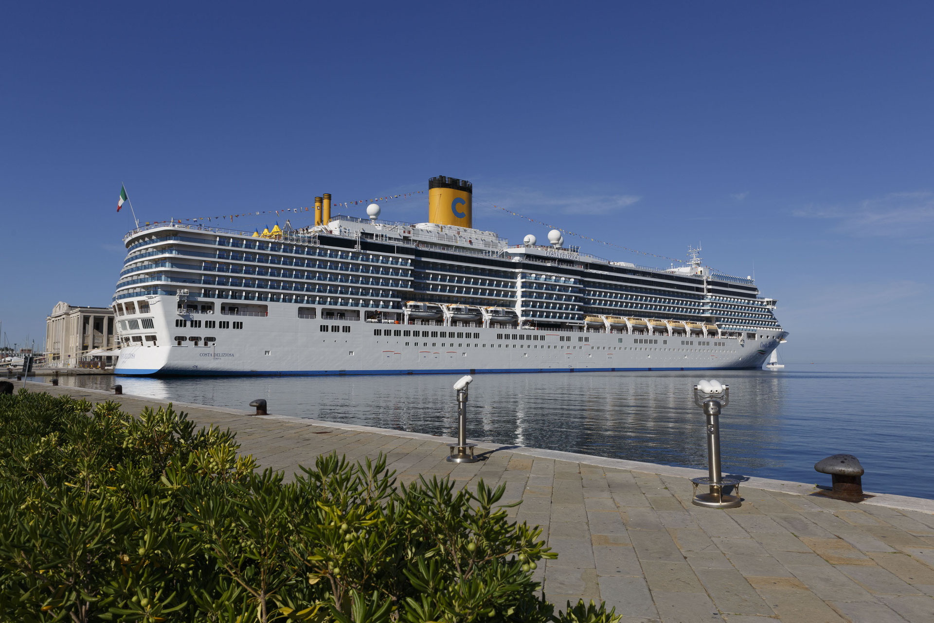  Costa Weltreise 2025 Abreise Dezember 2024 130 Tage Weltreise Costa Illustration 