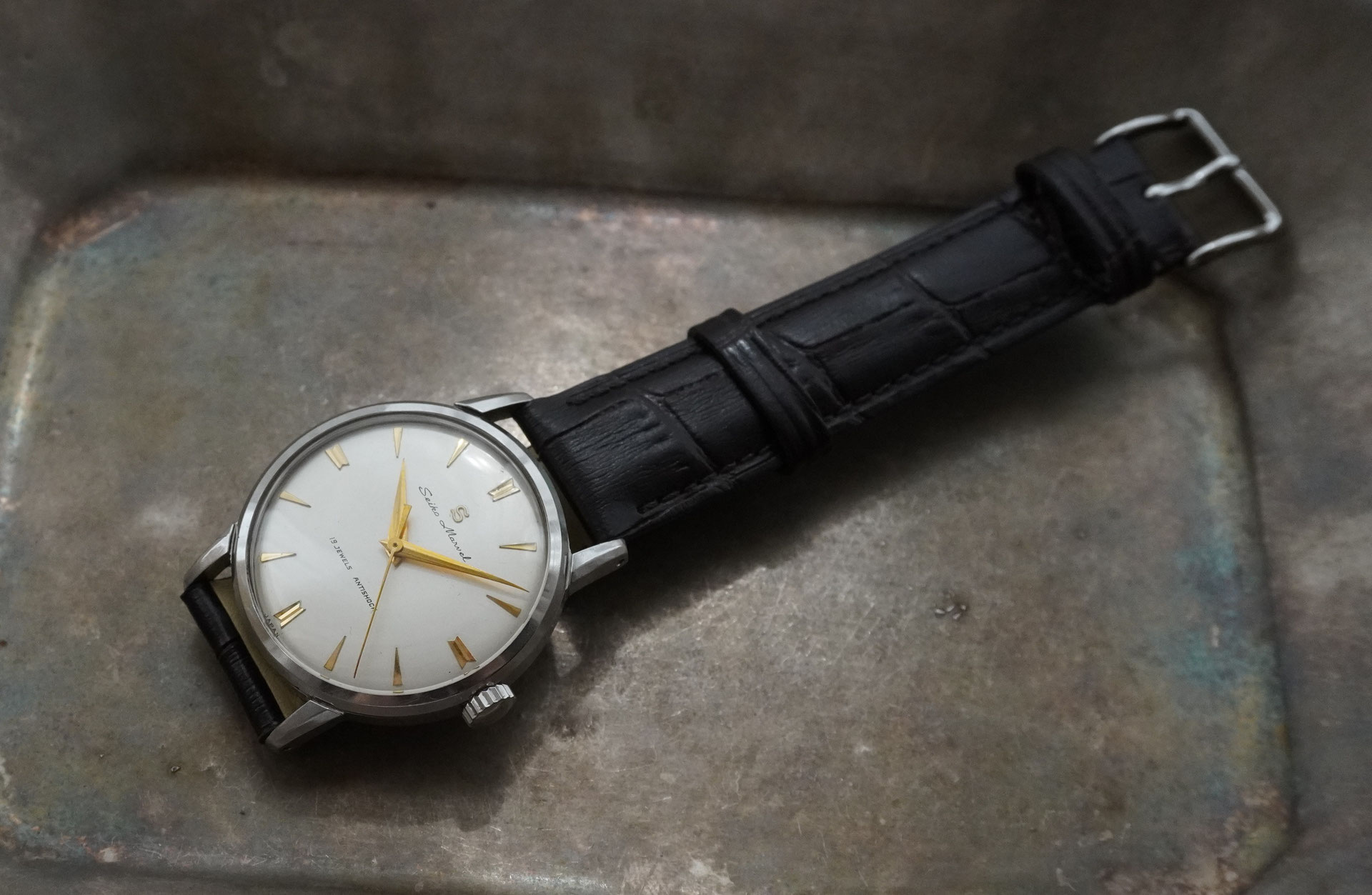 【超希少】セイコーマーベル　ダストプルーフ　手巻き　ビンテージ　時計 SEIKO マーベルダストプルーフ - アンティーク時計店ルチクル