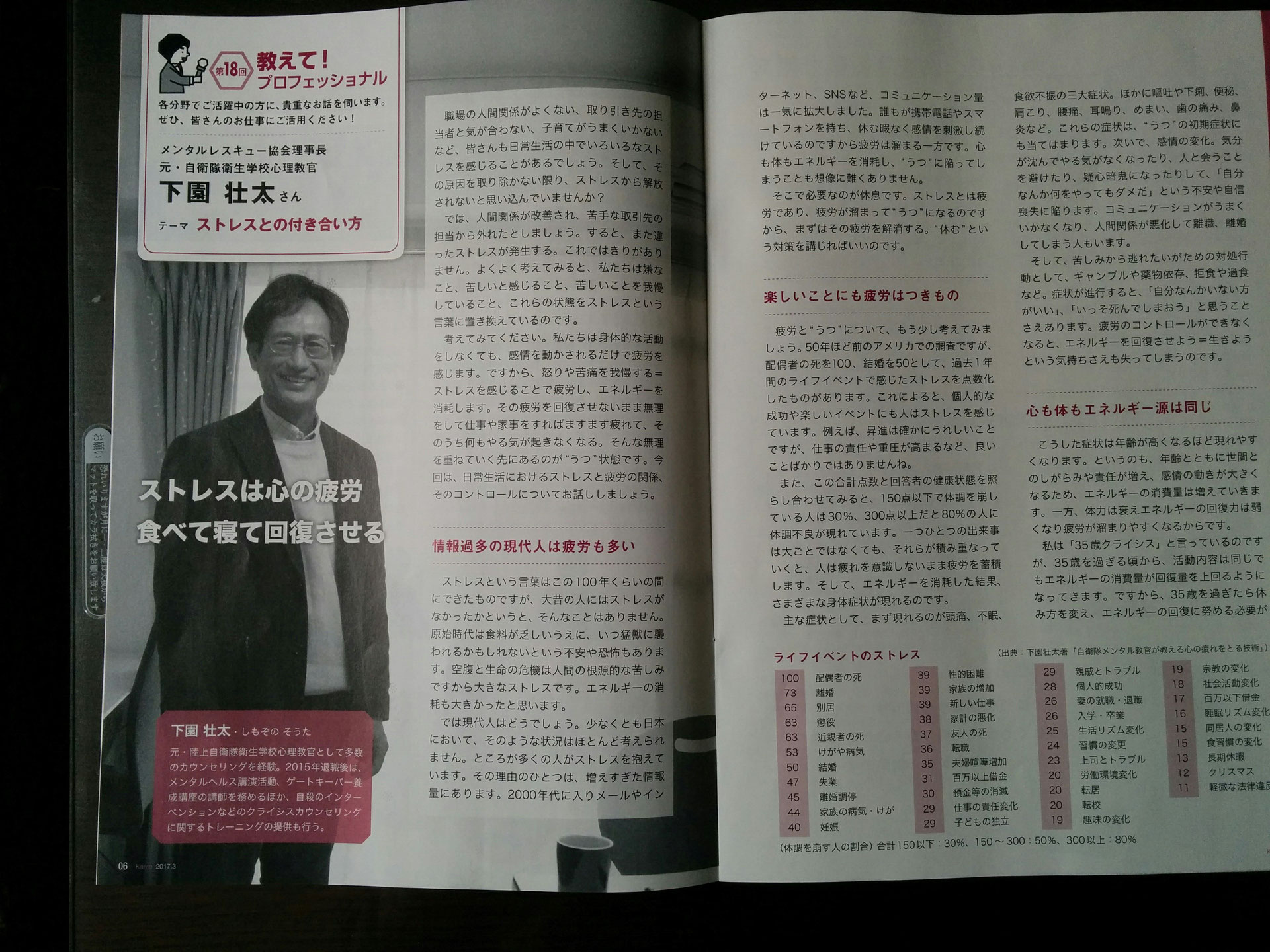 Kanto にインタビュー記事が掲載されました 下園壮太オフィシャルホームページ