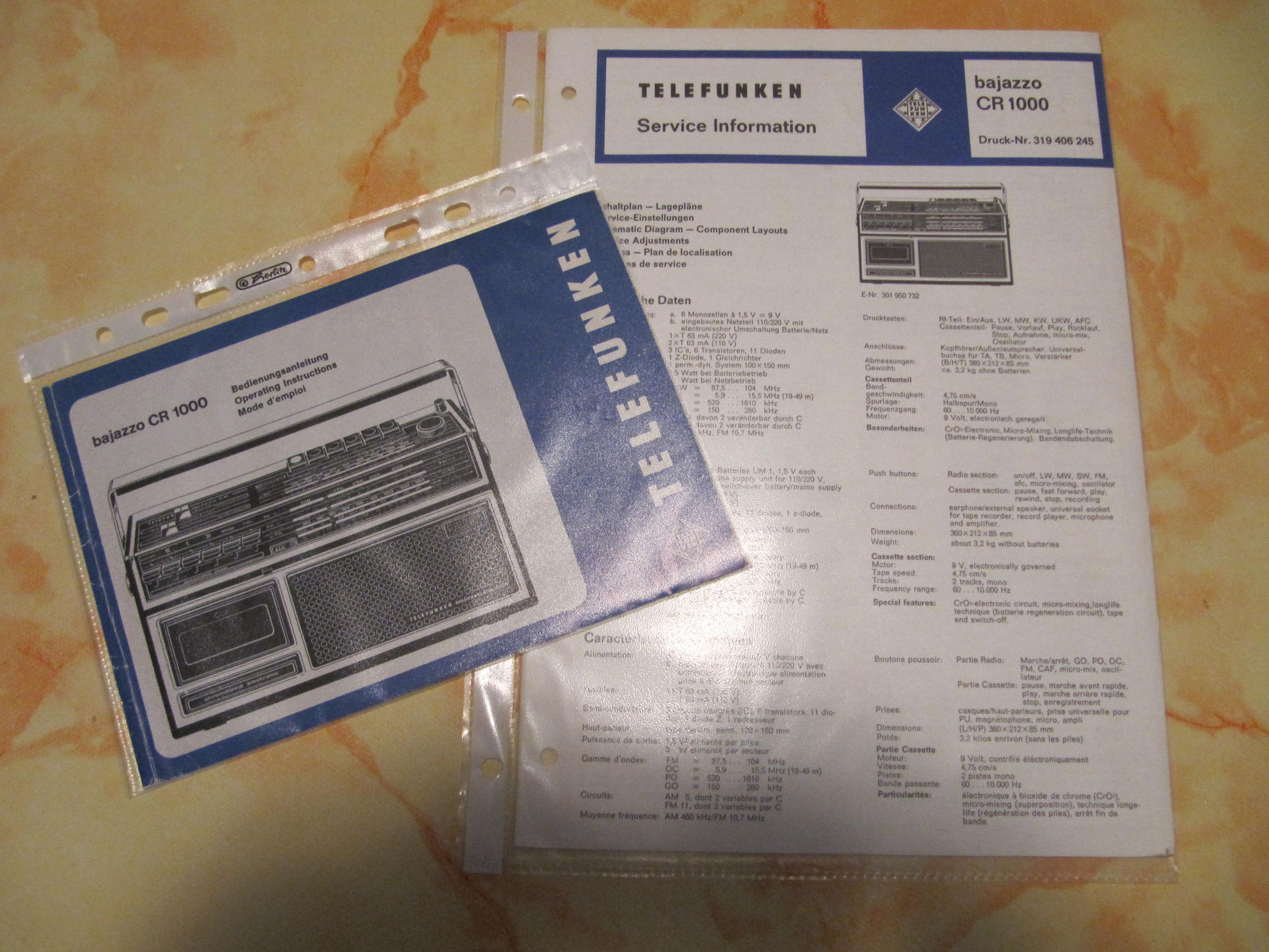 Service Manual-Anleitung für Grundig RR 1140