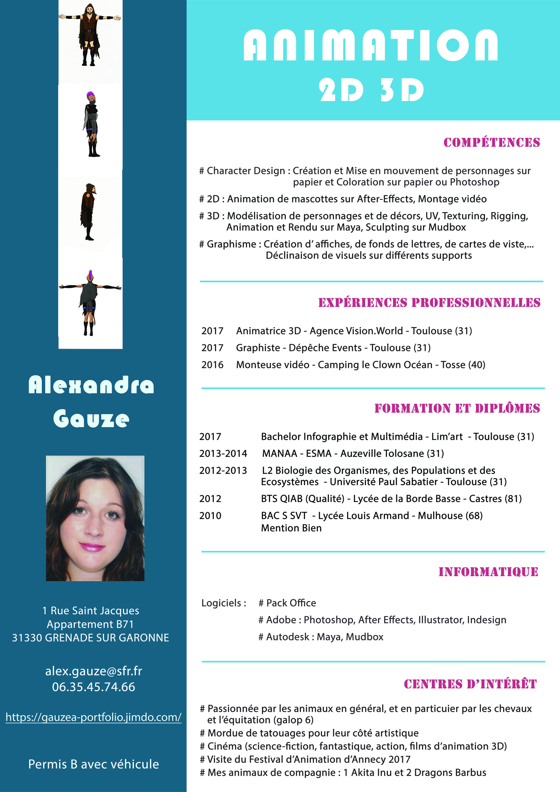 Curriculum Vitae - Site de gauzea-portfolio ! Curriculum Vitae - Site de gauzea-portfolio !
