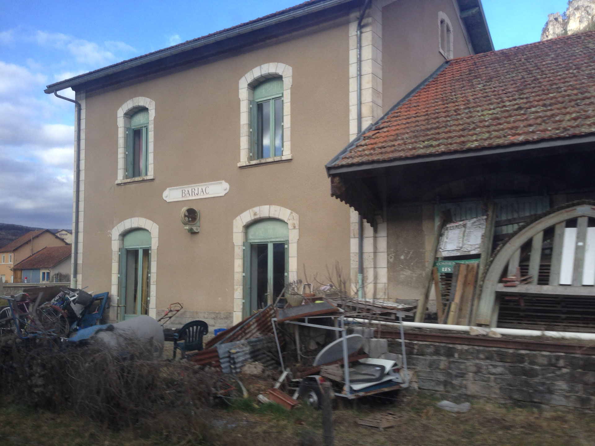 Gare de Barjac Train Lozerien