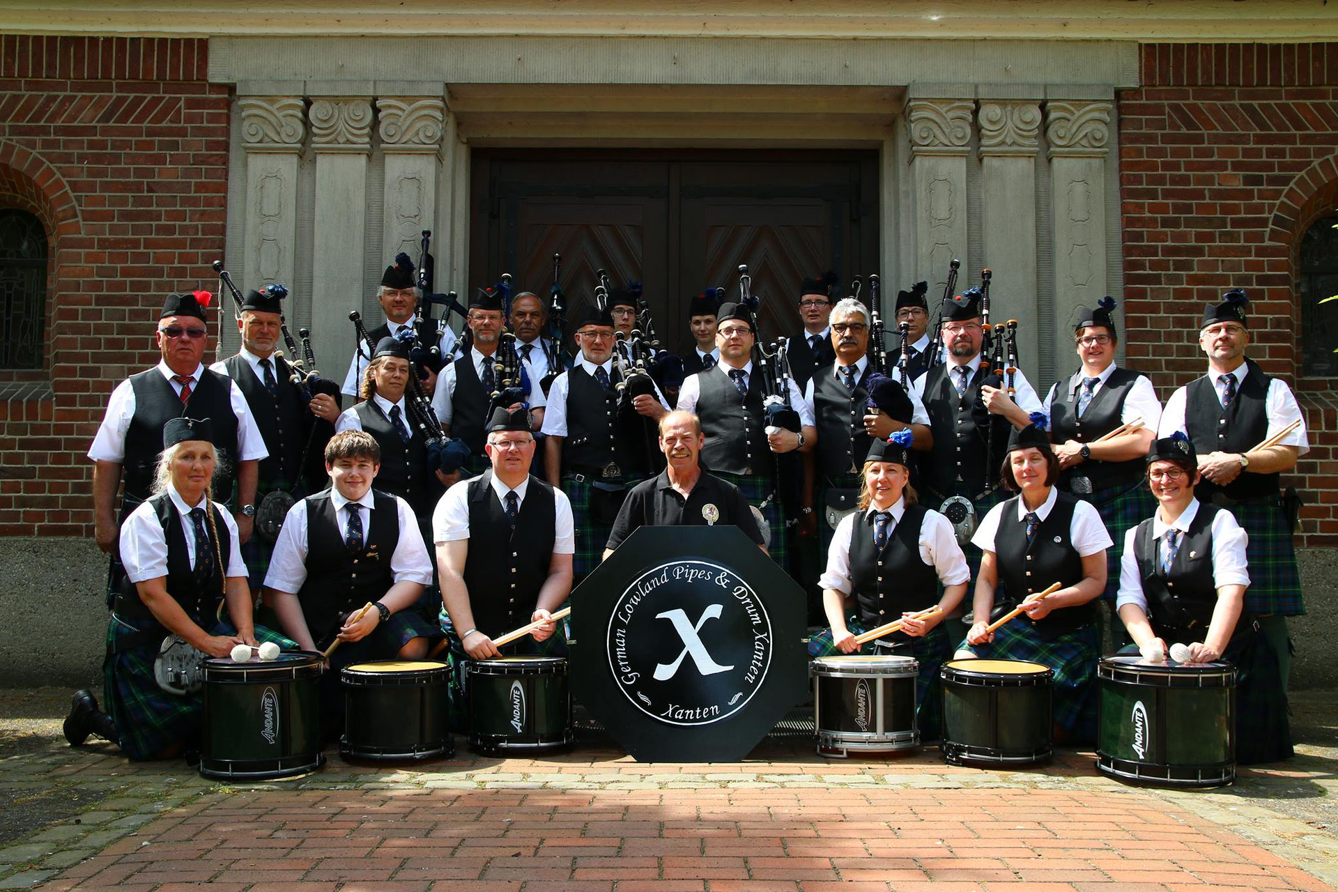 Home German Lowland P&D GLPD Xanten Dudelsack Band Dudelsack
