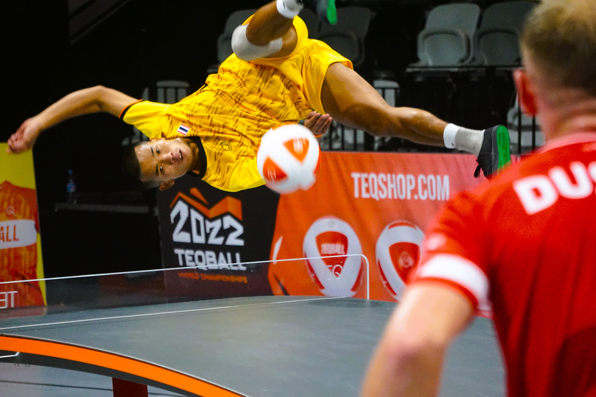 How curved pingpongtable football became a serious sport: teqball -  Discover the Games