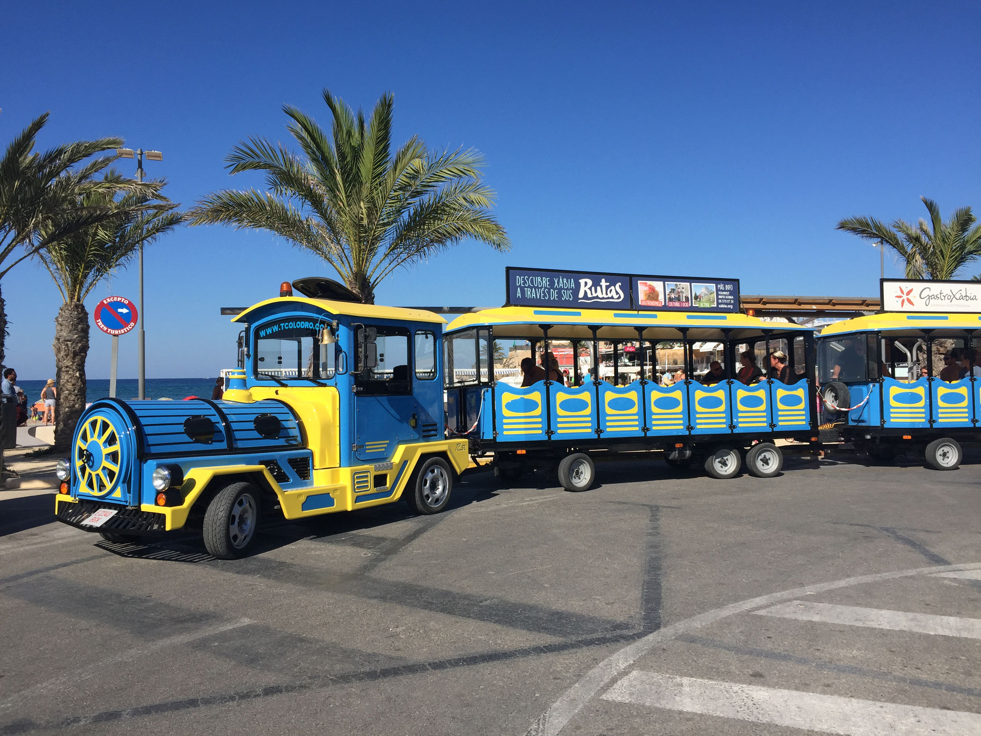 Tren turístico en Javea - MMC Property Services Javea