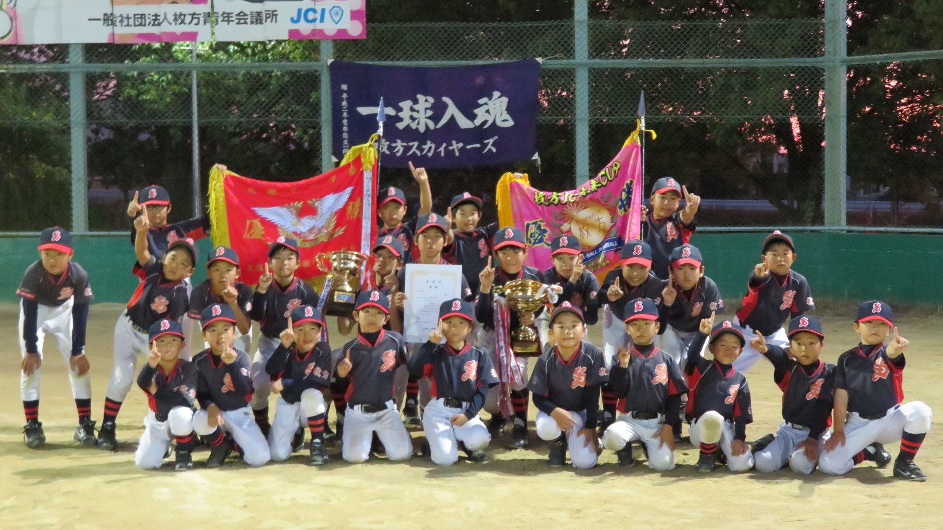 チーム役員 枚方スカイヤーズ 大阪府少年軟式野球協会所属