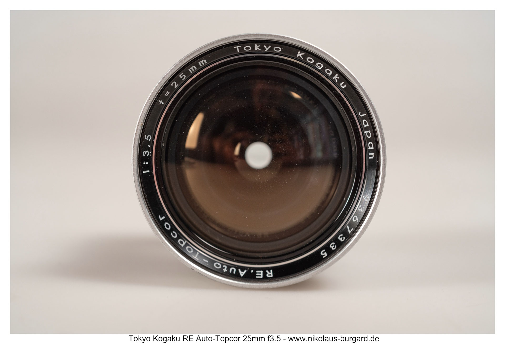 REオートトプコール25mm f/3.5 希少なインナーUVフィルターつき Tokyo