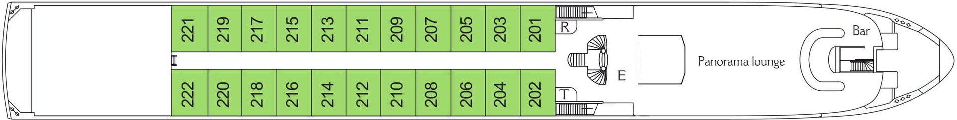 MS SWISS RUBY Diamant Deck