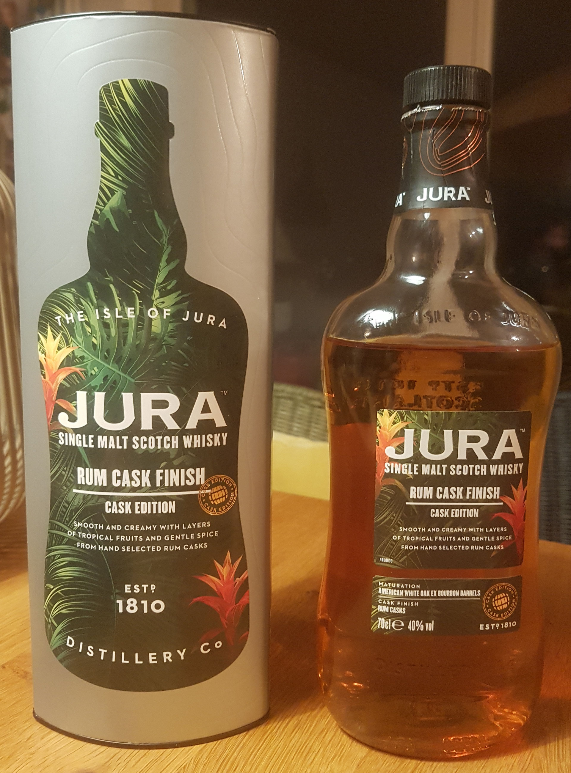 Jura Rum Cask Finish Whisky Tasting Tübingen