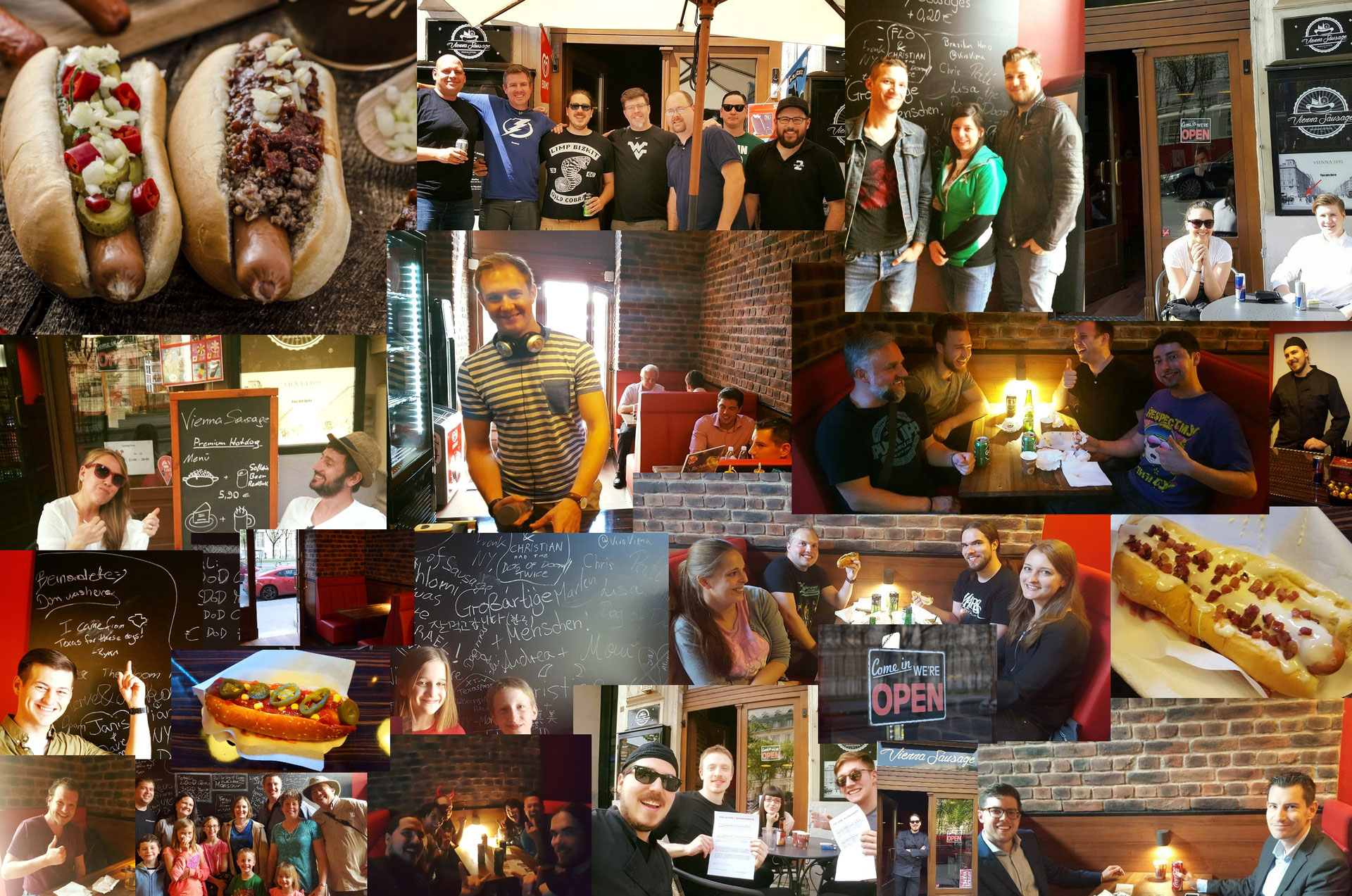 Vienna Sausage american Hotdogs im Herzen von Wien DAS american