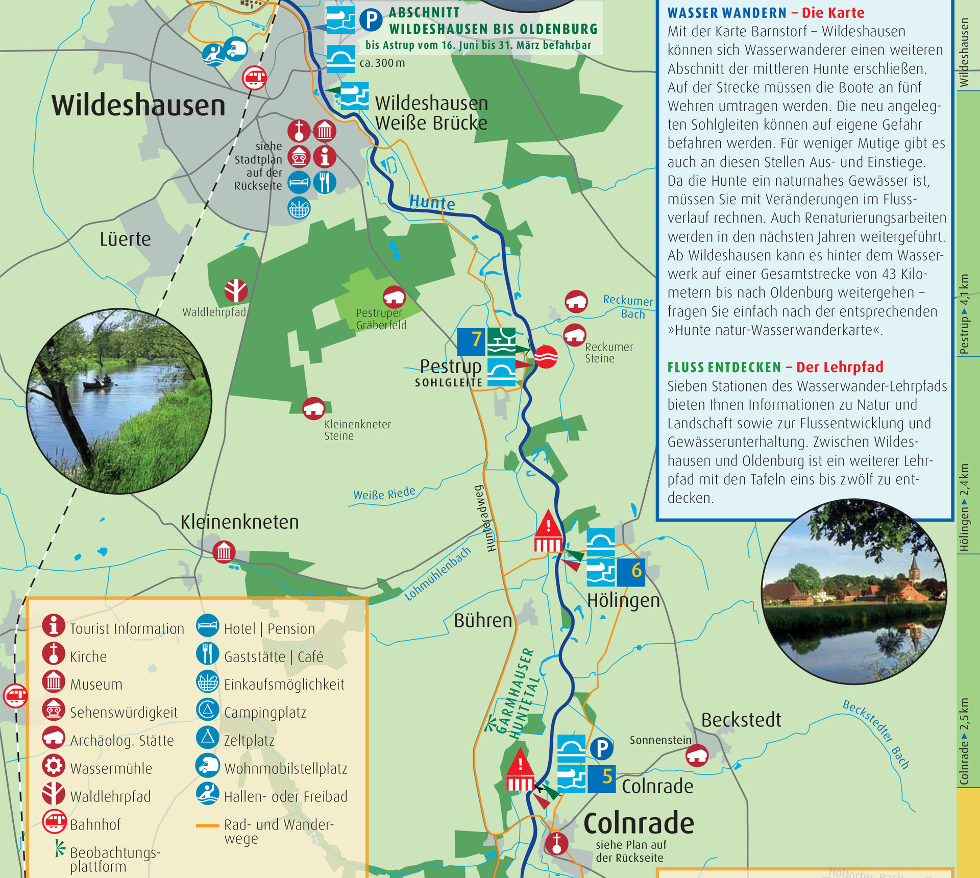 Kanutour Colnrade-Wildeshausen - Yeti - Kanutouren auf der Hunte