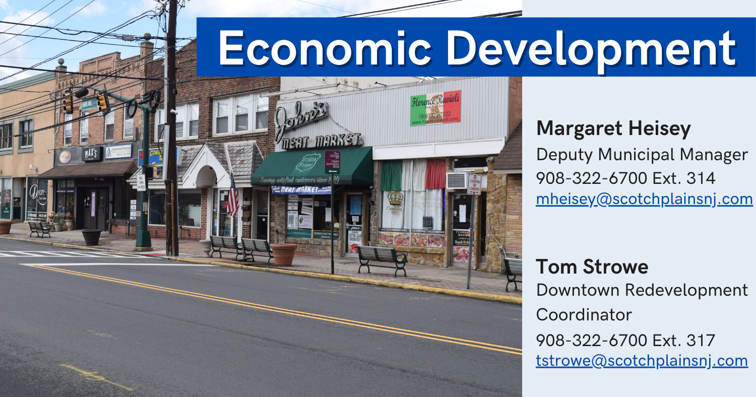 Business Economic Development Scotch Plains Township Nj