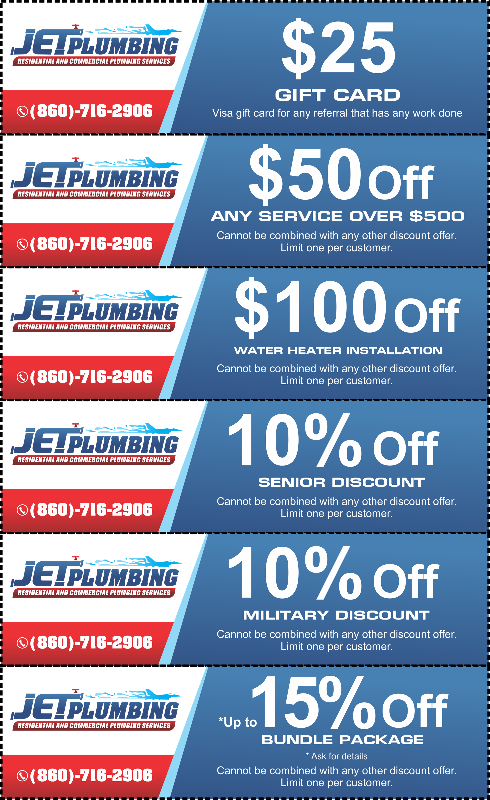 Special offers Jet Plumbing