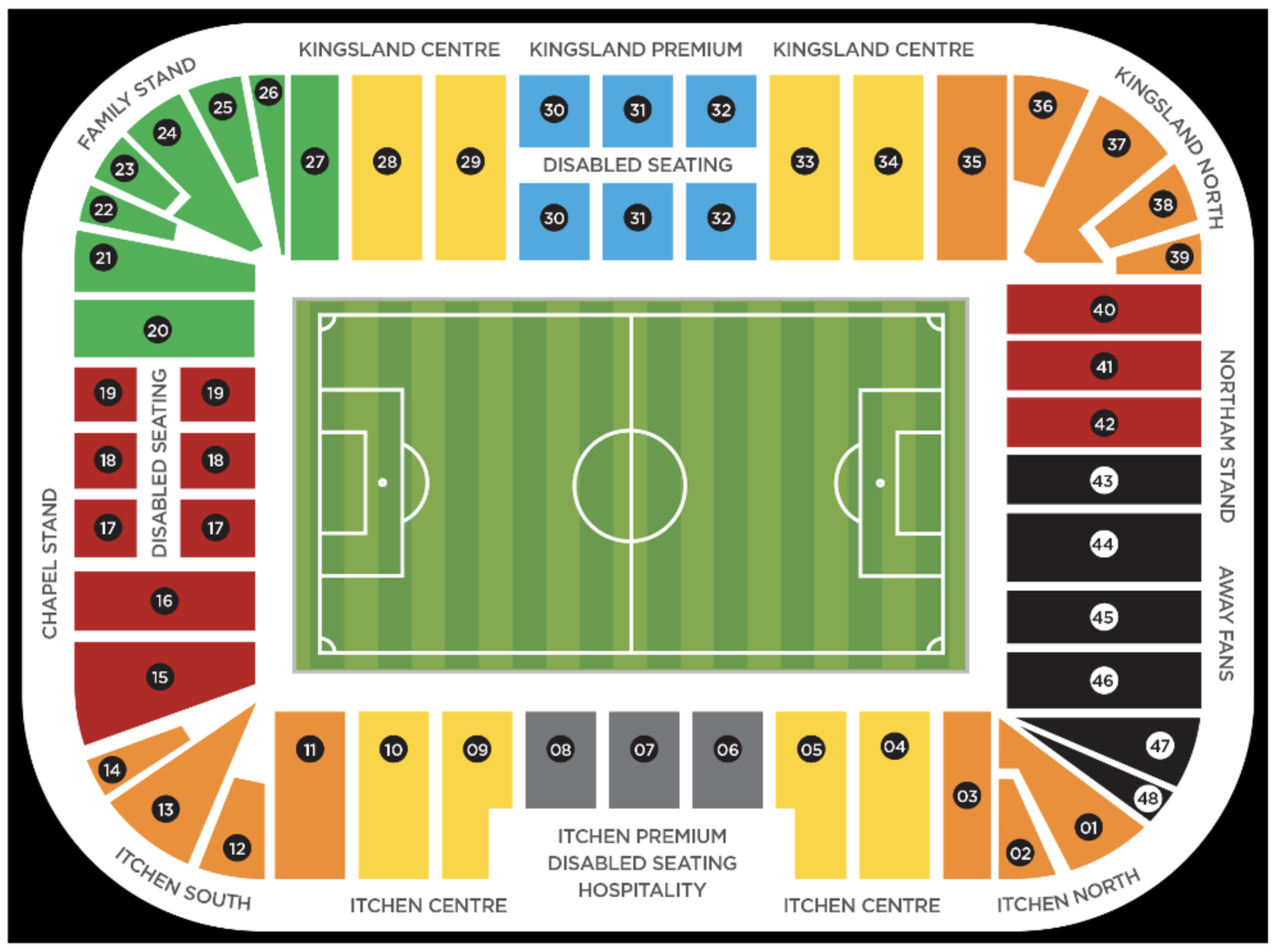 St Mary's Stadium FC Southampton - FanSicht - Dein Blick ...