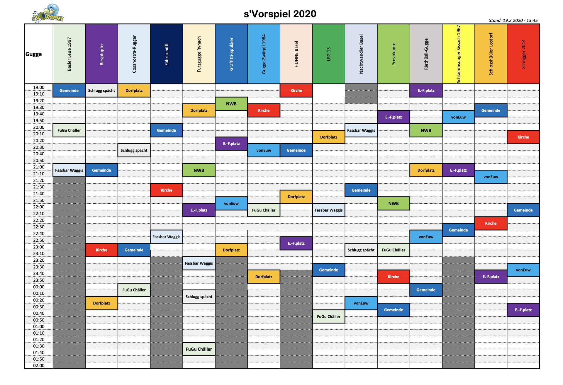 Spielplan Bl Spielplan Bl