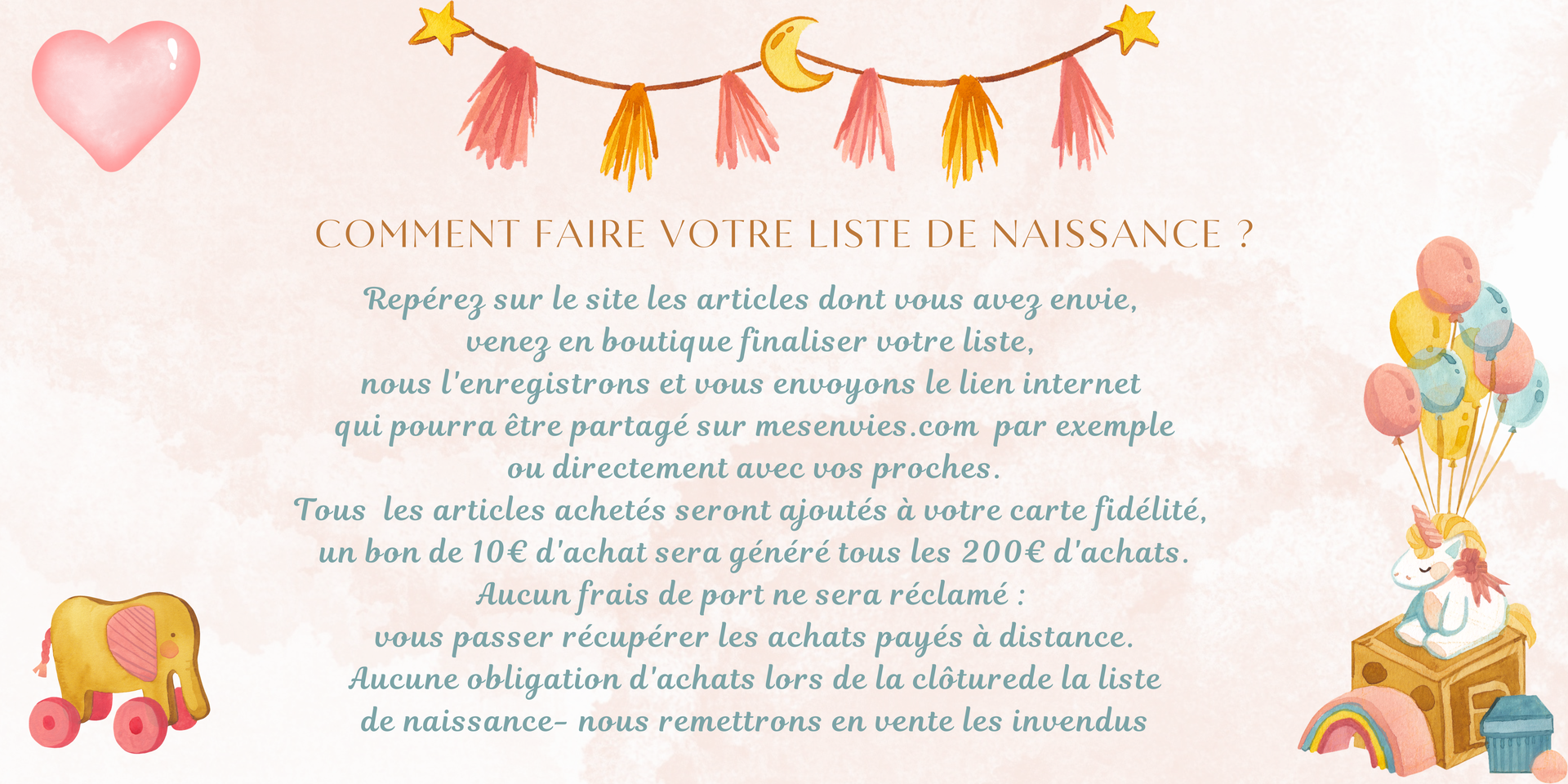 Vous souhaitez créer une liste de naissance - Site internet de La