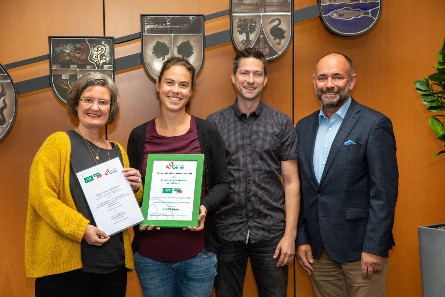 Fit Durch Die Schule Partnerschaft Mit Der Aok Rheinland 15 07 19 Schule An Der Wupper Leverkusen