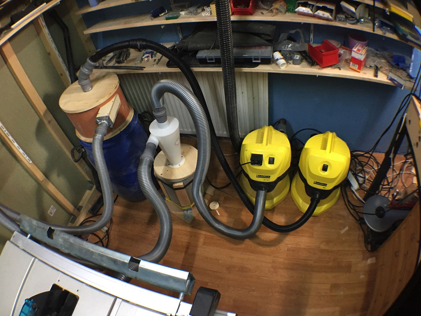 Dust collection setup ShareNiceThings Your DIY Tech Ressource