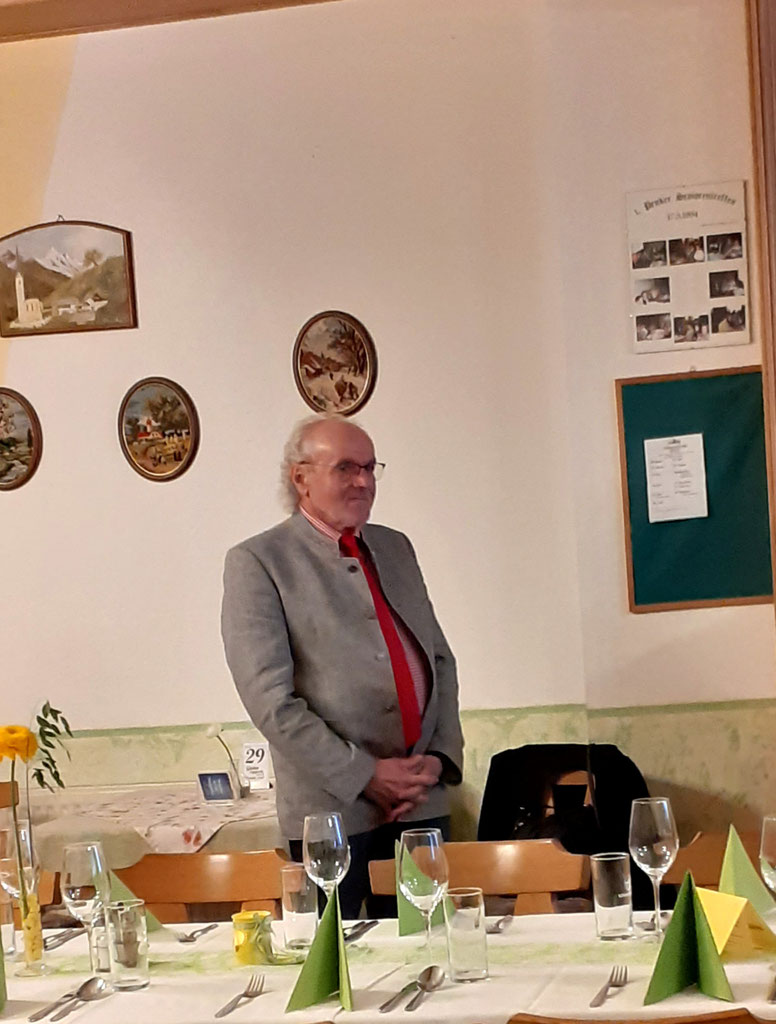 Ernst Gersthofer ist 70 Gesangverein Eiche Penk