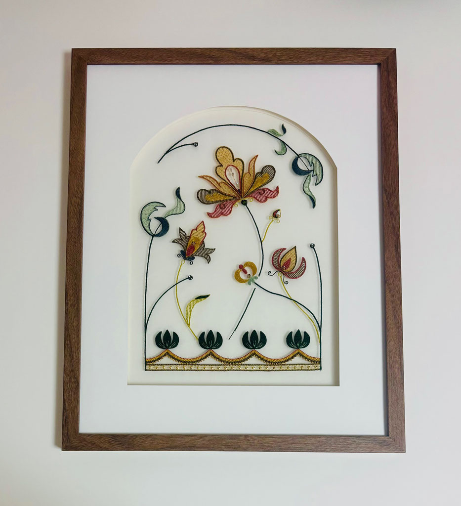 オーダー額装 / オートクチュール刺繍 3 - 額装家 光山祥子