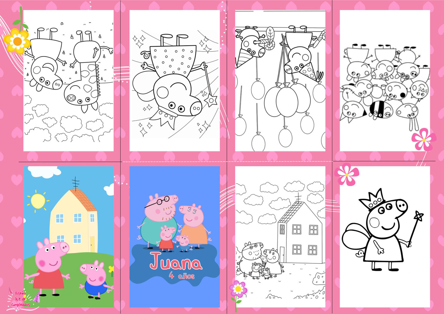 Tenemos a la venta mini libros para colorear. Contienen: ✨️6 dibujos para  colorear totalmente adecuados a la temática de tu evento. ✨️¡Portada  personalizada con el nombre del festejado! ✨️Contraportada con la frase, image size:1448x1024