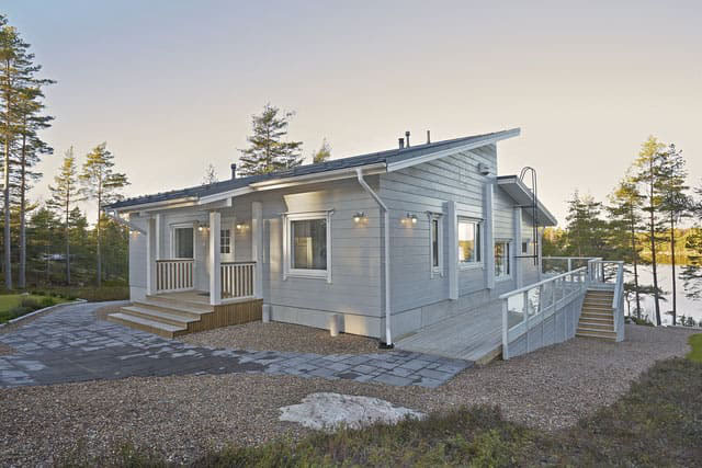 Dacheindeckung Und Dachform Blockhaus Finnische Blockhauser