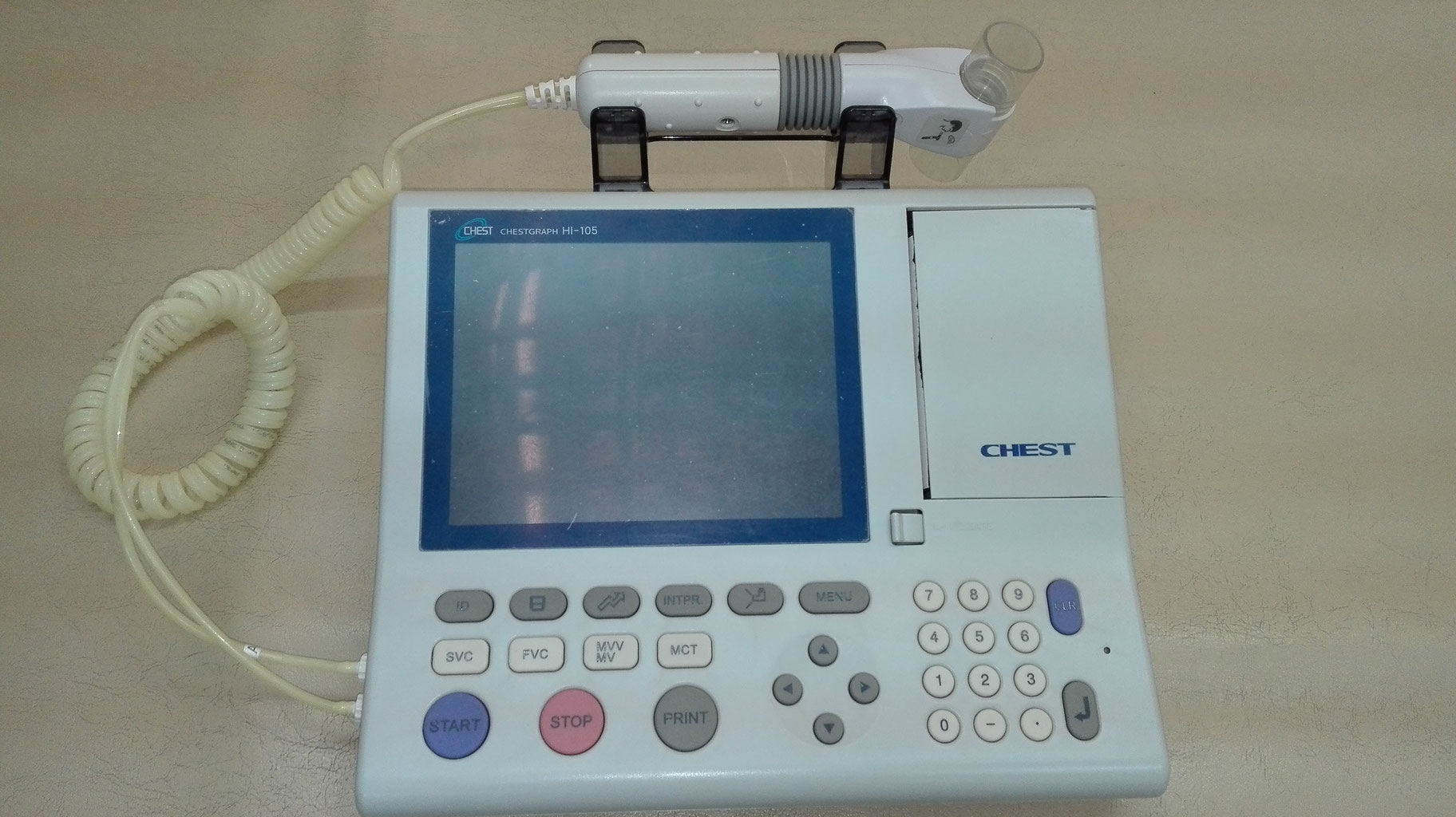 呼吸機能検査について
