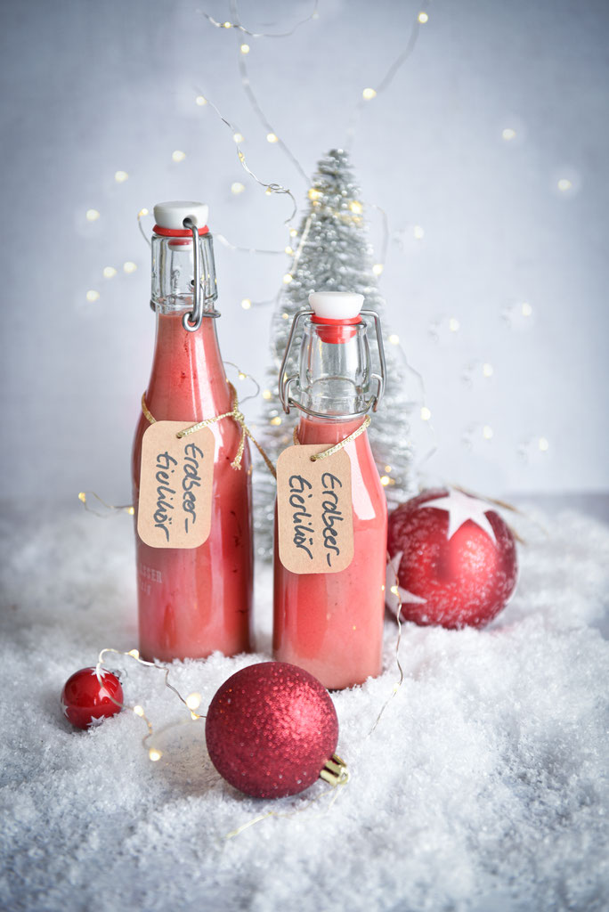 Erdbeer Eierlikor Weihnachtsversion Mix Dich Glucklich