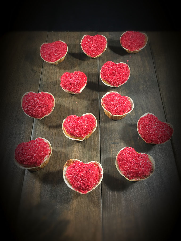 Herz Muffins Mit Liebe Gebacken Mix Dich Glucklich