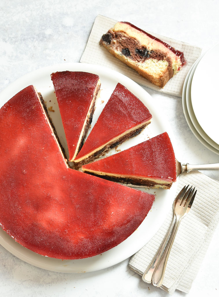 Rotkäppchen-Kuchen. Mit Vanille-Quark-Creme. - mix dich ...