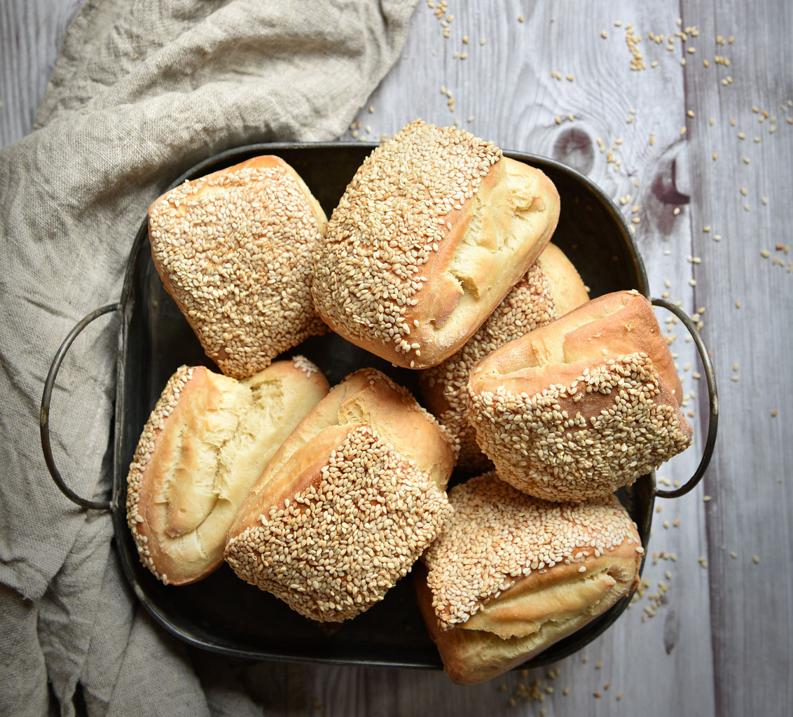 Dänische Sesam-Brötchen. Mmmhhh....!!! - mix dich glücklich - Thermomix