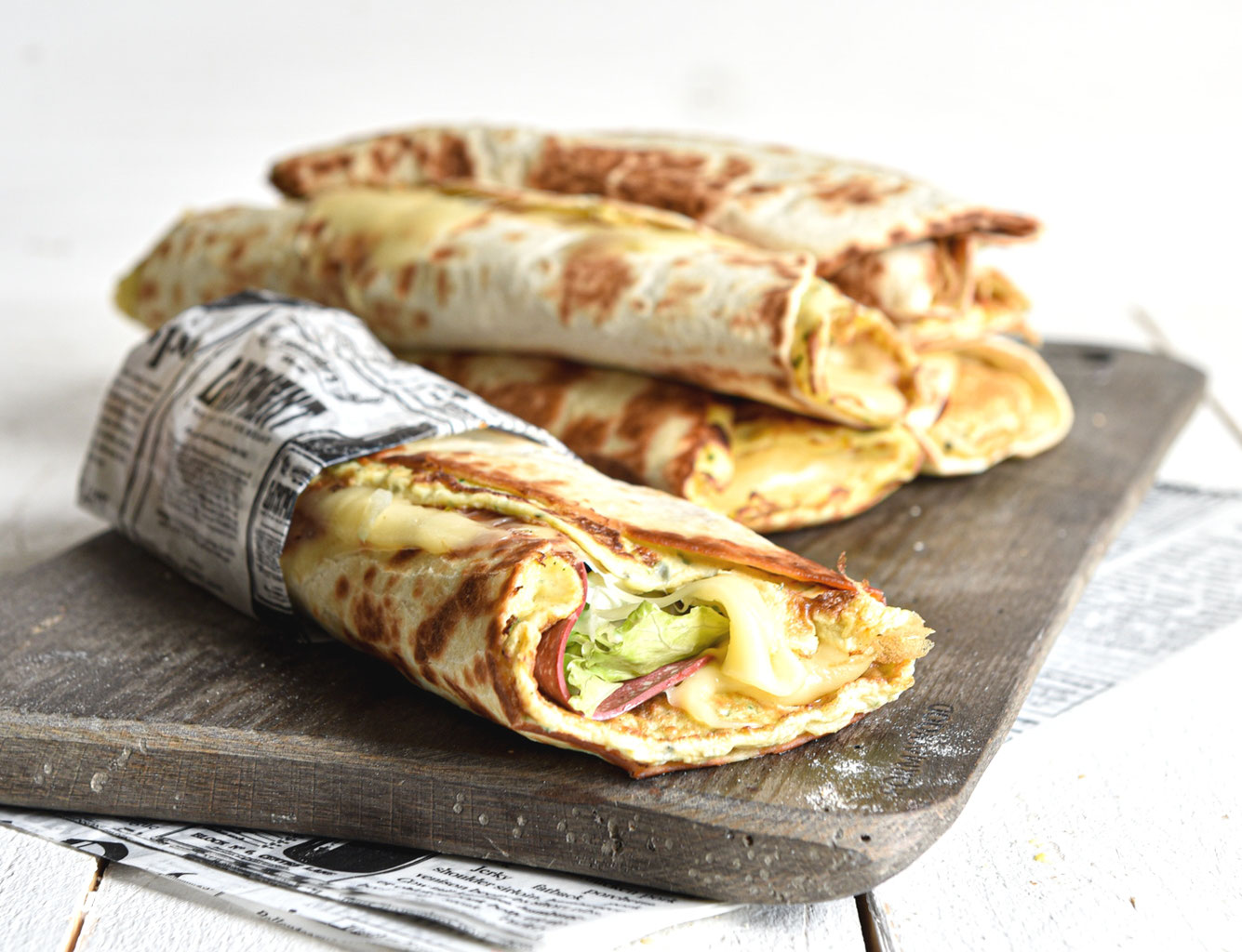 Süße Wraps Rezepte mit frischen Früchten