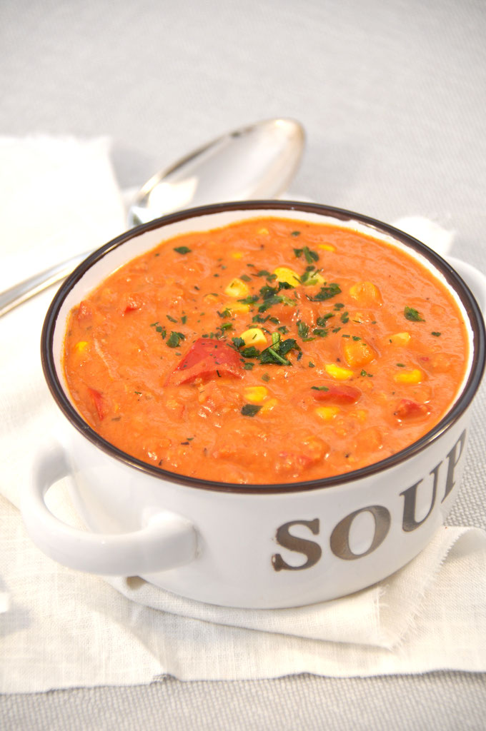 Tomatensuppe, vegetarisch und vegan