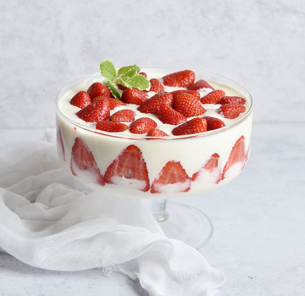 Bananenquark. Mit Erdbeeren. - mix dich glcklich (Thermomix-Rezepte)