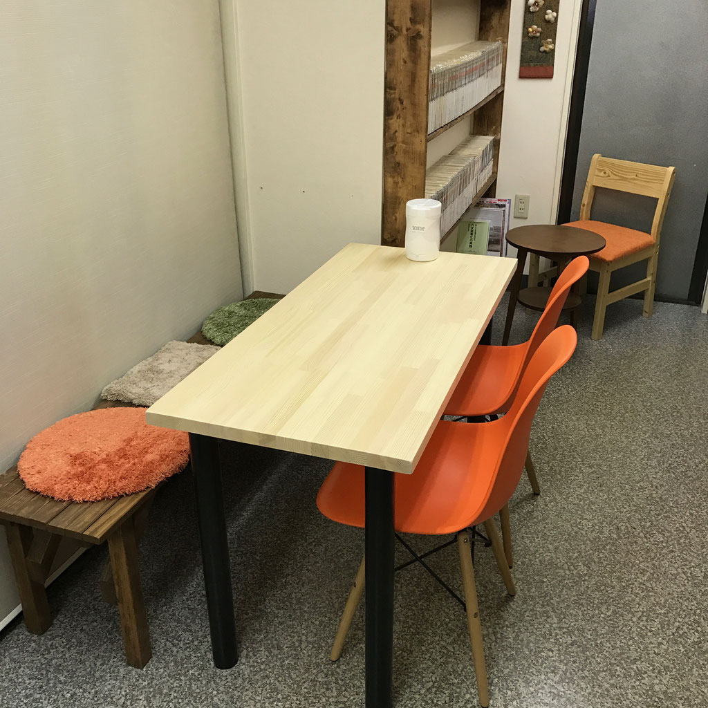 赤松集成材の自作テーブルカウンター