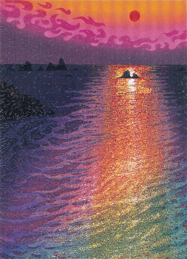 【公式サイト】正規ブランド品通販 見る角度で違う 輝～ 海の絵 青と金の抽象画 原画 絵画 デコアート 絵画