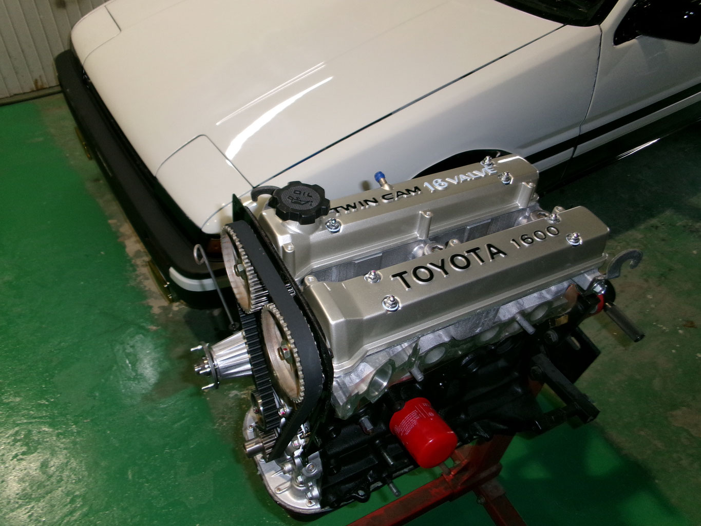 AE92後期ヘッドスライドスプロケ付AE864AGレビントレノ旧車 AE92後期ヘッドスライドスプロケ付AE864AGレビントレノ旧車