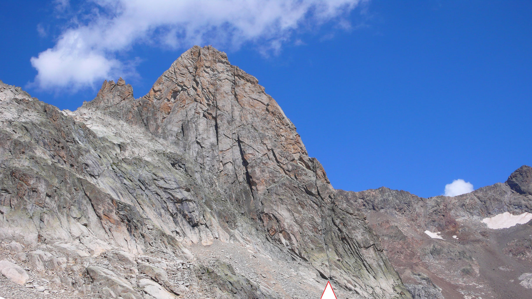 Aiguille Dibona (3.131 m) S/WWand topoguide.de