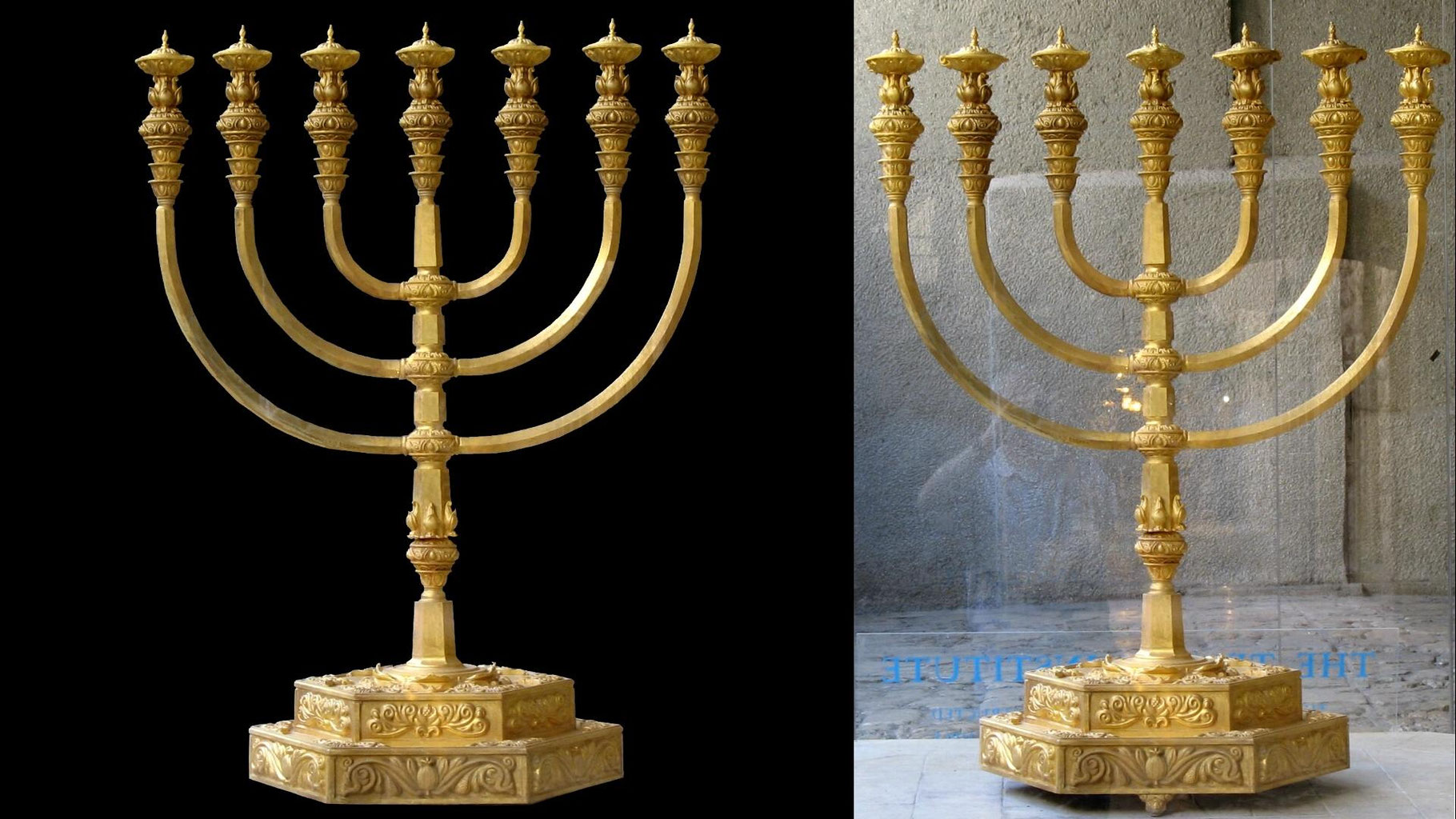 ANCIENT AND NEW MENORAHS 21st Century Divisions Structure Bible Menorah