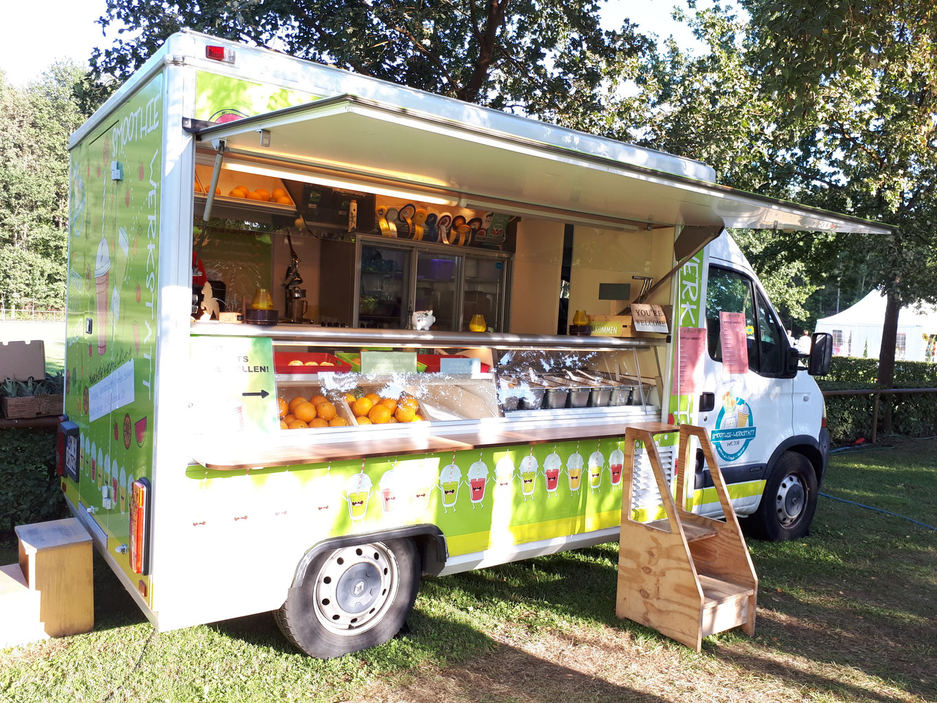 Lieferservice SmoothieWerkstatt ist ein FoodTruck, der meistens